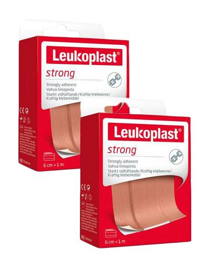 Leukoplast Strong Plaster 6 cm x 1 m - 2 x 1 szt. - cena, opinie, właściwości