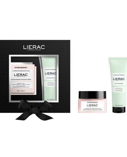 Lierac Zestaw Xmass Hydragenist Krem nawilżający 50 ml + Maska peelingująca 75 ml