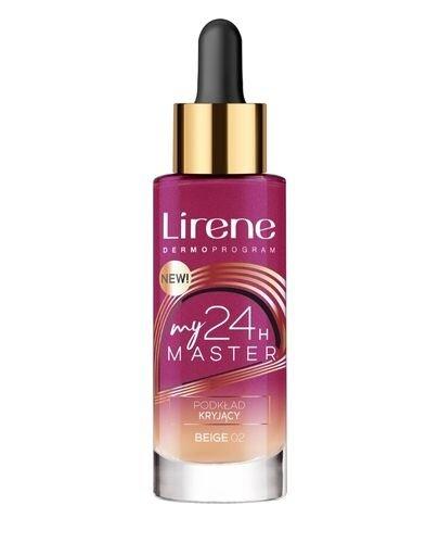 Lirene My Master Podkład kryjący 24 h beige 02, 30 ml