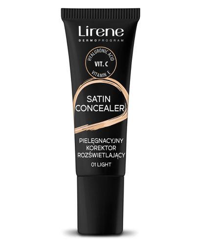 Lirene Satin Concealer Pielęgnacyjny korektor rozjaśniający 01 light, 10 ml