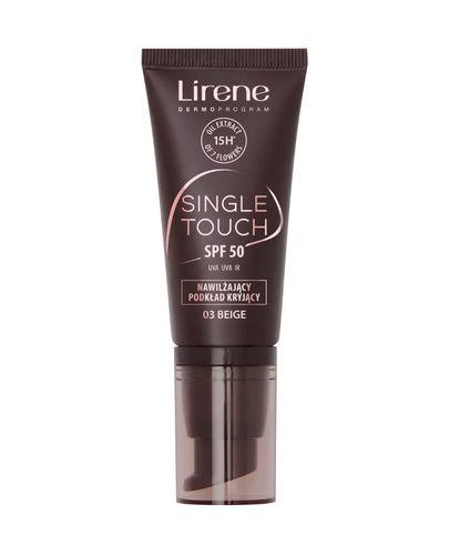 Lirene SINGLE TOUCH Nawilżający podkład kryjący SPF 50 Beige 03, 30 ml