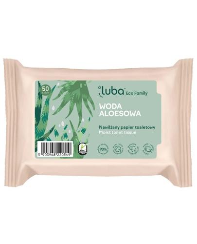 Luba Eco Family Woda Aloesowa Nawilżany Papier toaletowy, 50 szt. - cena, opinie, właściwości