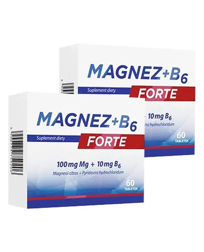 Magnez + B6 Forte, 2 x 60 tabletek