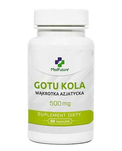 MedFuture Gotu Kola 500 mg, 60 kaps., cena, wskazania, właściwości