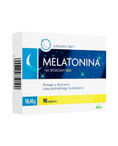 Melatonina 1 mg, 90 tabletek