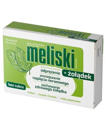 Meliski +Żołądek, 20 pastylek