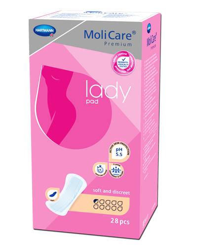 Hartmann MoliCare Premium lady pad 0,5 kropli, Anatomiczne wkłady chłonne, 28 sztuk