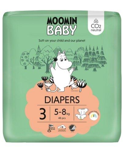 MOOMIN Baby Pieluszki 3 MIDI 5-8 kg, 48 sztuk