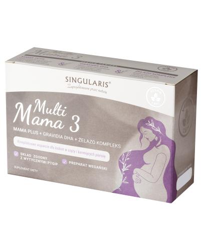 Multi Mama 3 Singularis Superior Zestaw Mama Plus+ Gravidia DHA+ Żelazo Kompleks 3 x 30 sztuk