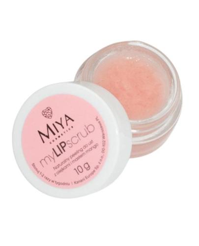 Miya myLipscrub Naturalny Peeling do ust z olejkami i masłem mango, 10 g, cena, opinie, wskazania