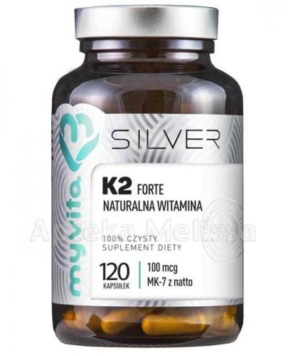 MYVITA SILVER Naturalna witamina K2 FORTE - 120 kaps.