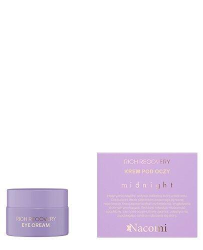 Nacomi Rich Recovery Krem pod oczy MIDNIGHT, 15 ml