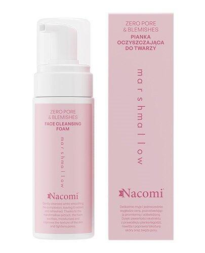 Nacomi Zero Pore & Blemishes Pianka oczyszczająca do twarzy MARSHMALLOW, 150 ml