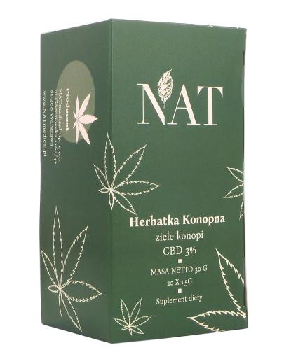 NAT Herbatka Konopna FIX 3% CBD, 30 g