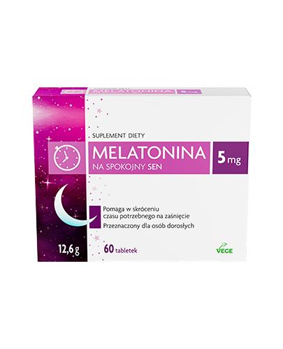 Nature Pharm Melatonina 5 mg, 60 tabletek