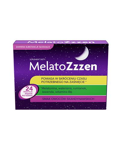 Nature Pharm MelatoZzzen, 24 pastylki miękkie do ssania