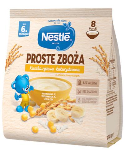 Nestlé Proste Zboża Kaszka ryżowo-kukurydziana o smaku bananowym po 6. miesiącu 144 g