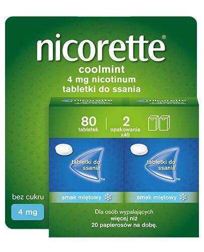 Nicorette Coolmint 4 mg, 80 tabletek