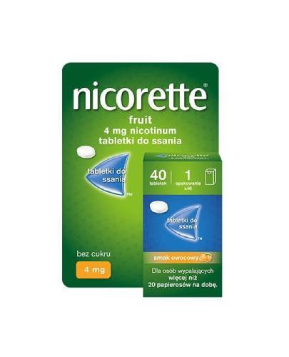 Nicorette Fruit 4 mg, 40 tabletek