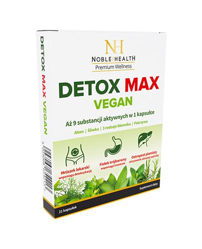 Noble Health Detox Max Vegan, 21 kapsułek