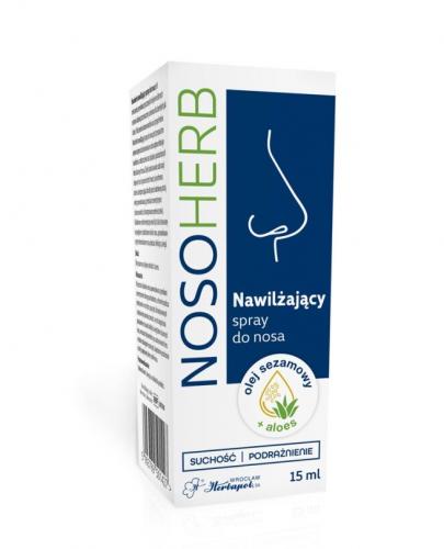 Nosoherb nawilżający spray do nosa, 15 ml