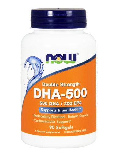 NOW FOODS DHA-500 - 90 kaps.