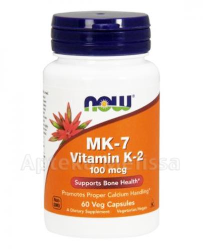 NOW FOODS Witamina K2 MK-7 100 mcg - 60 kaps.