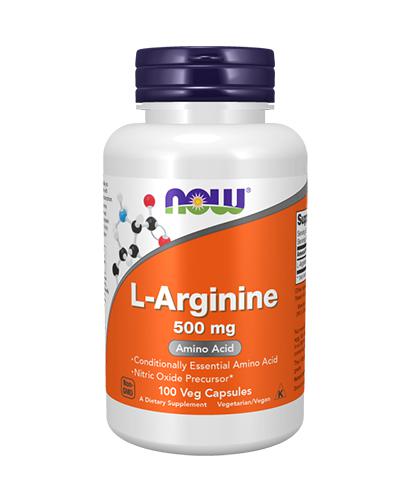 Now L-Arginine, 100 kaps., cena, opinie, składniki