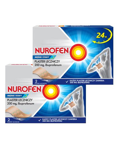 Nurofen Mięśnie i Stawy ibuprofen 200 mg plaster leczniczy, 2 x 2 sztuki 