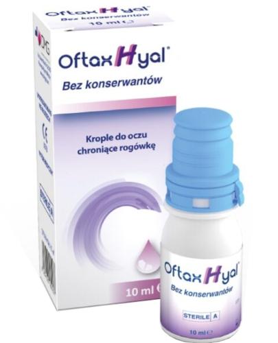 Oftaxhyal krople do oczu chroniące rogówkę 10 ml