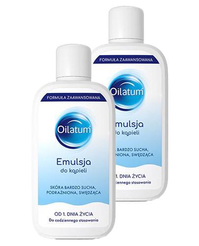 Oilatum Formuła Zaawansowana Emulsja do kąpieli, 2 x 400 ml