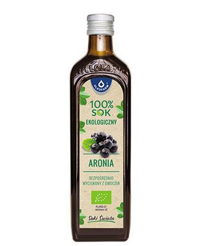 OLEOFARM Aronia 100% Sok ekologiczny - 490 ml