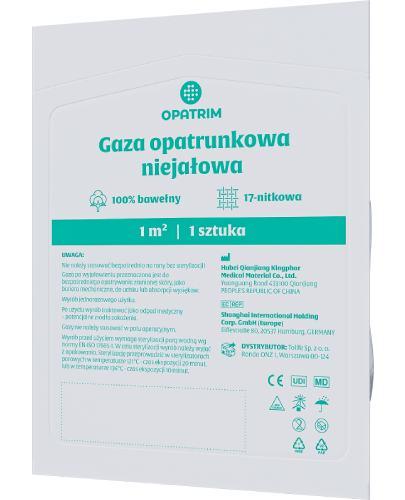 Opatrim Gaza opatrunkowa niejałowa 1 m2, 1 sztuka