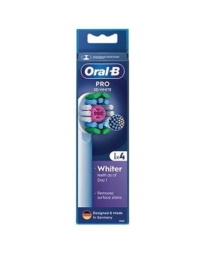 Oral-B Pro 3D White Końcówki do szczoteczek elektrycznych, 4 sztuki