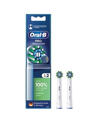 Oral-B Pro Cross Action Końcówki do szczoteczek elektrycznych, 2 sztuki