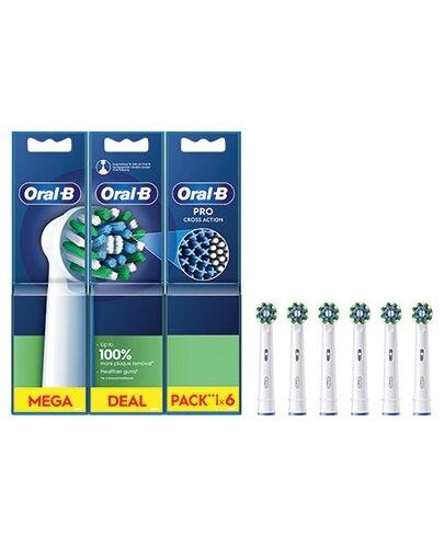 Oral-B Pro Cross Action Końcówki do szczoteczek elektrycznych, 6 sztuk