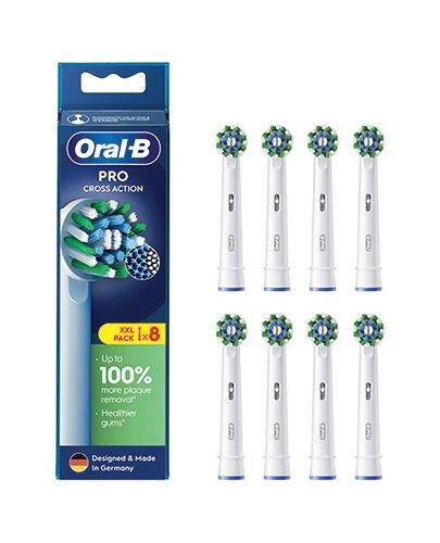 Oral-B Pro Cross Action Końcówki do szczoteczek elektrycznych, 8 sztuk