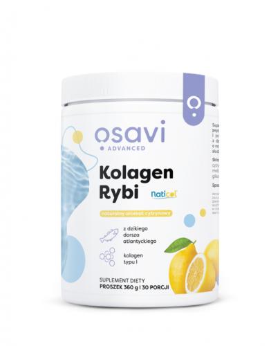 Osavi Kolagen Rybi naturalny aromat cytrynowy, 360 g