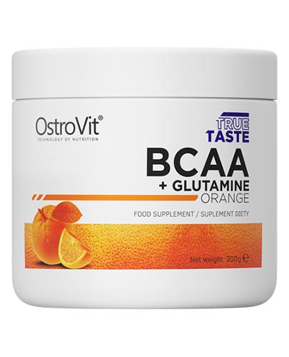 OstroVit True Taste BCAA + Glutamine Orange - 200 g - cena, wskazania, właściwości