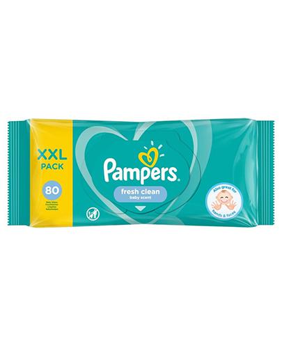 Pampers Fresh Clean Chusteczki nawilżane dla niemowląt, 80 szt., cena, opinie, właściwości