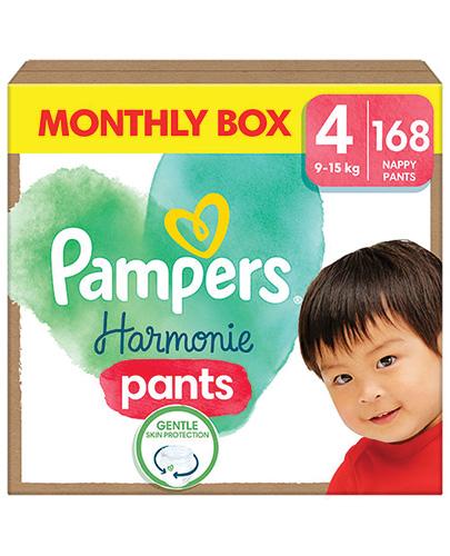 Pampers Harmonie Baby Pieluchomajtki, rozmiar 4, 9 kg-15 kg, 168 sztuk