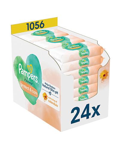 Pampers Harmonie Protect&Care Chusteczki nawilżane dla dzieci, 44 chusteczki, 24 opakowania