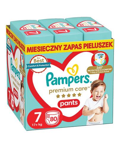 Pampers Premium Care Pieluchomajtki rozmiar 7, 17kg+, 80 sztuk