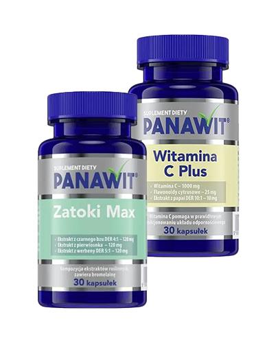 Panawit Zatoki Max, 30 kapsułek + Panawit Witamina C Plus, 30 kapsułek 