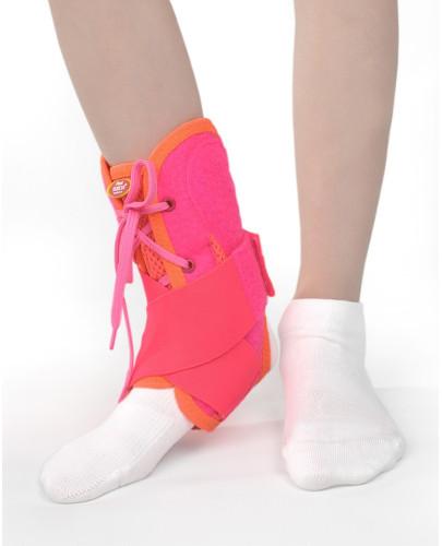 Pani Teresa Medica Young Stabilizator stawu skokowego dla dzieci Koralowy 15-18 cm, 1 sztuka [PT 0339]