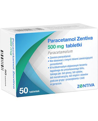 Paracetamol Zentiva 500 mg, 50 tabletek