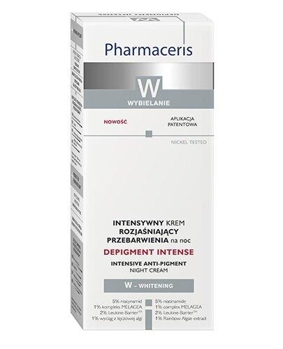 Pharmaceris W Depigment Intense Krem intensywny rozjaśniający przebarwienia na noc, 50 ml