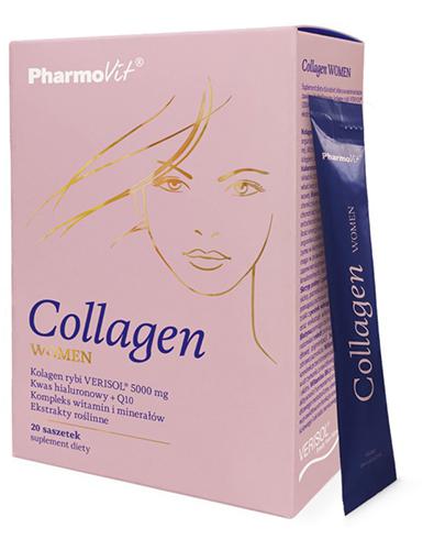 PharmoVit Collagen Women, 20 sasz., cena, opinie, wskazania