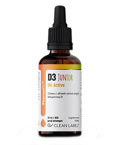 Pharmovit D3 junior oil active, 30 ml, cena, opinie, wskazania