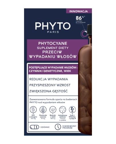 Phytocyane przeciw wypadaniu włosów, 84 kapsułki